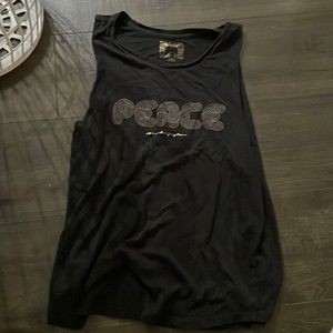 Black spiritual gangster tank top